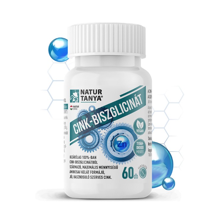 Natur Tanya® Cink-biszglicinát tabletta 60 db (30g)