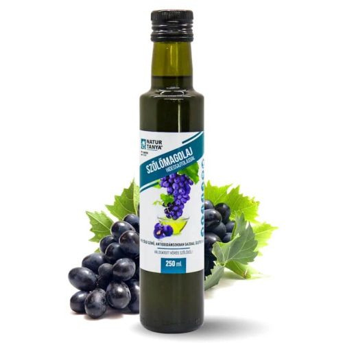 Natur Tanya® SZŐLŐMAGOLAJ - Hidegsajtolással készült olaj, külsőleg és belsőleg 250 ml