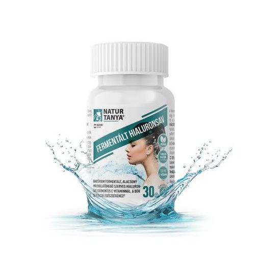 Natur Tanya® FERMENTÁLT HIALURONSAV - alacsony molekulatömegű szerves hialuronsav, savmentes C-vitaminnal.