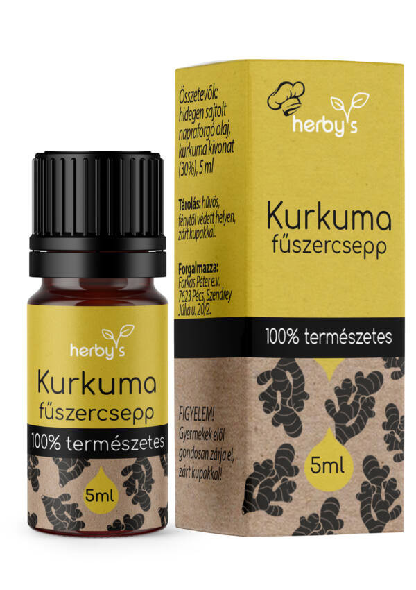 Herbys Kurkuma 100% prírodný esenciálny olej (5ml)