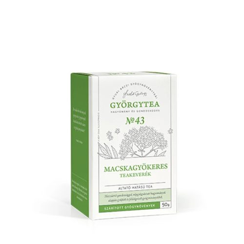 Györgytea Macskagyökeres teakeverék 50g Altató hatású tea No.43 akciós termékkép 1