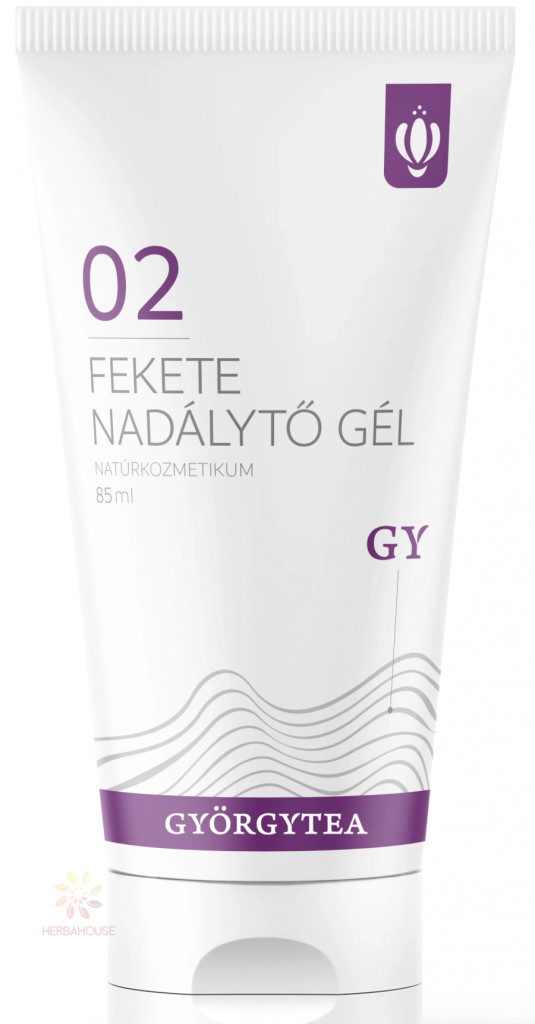 Györgytea Naturkozmetikum 02 Fekete Nadálytő Gél 85Ml+15Ml Ajándék akciós termékkép 1
