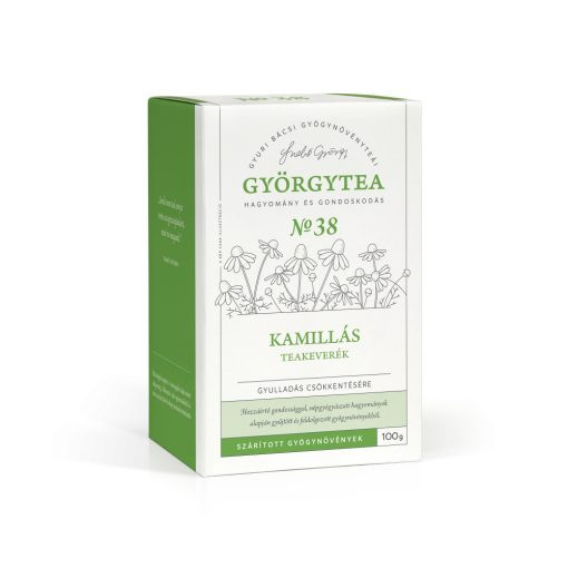 Györgytea Kamillás teakeverék 100g Gyulladás csökkentésére No.38 akciós termékkép 1