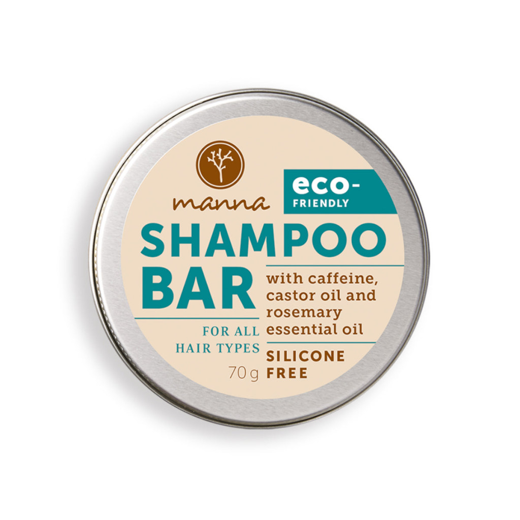 Manna Szilárd sampon koffeinnel,ricinusolajjal 70g