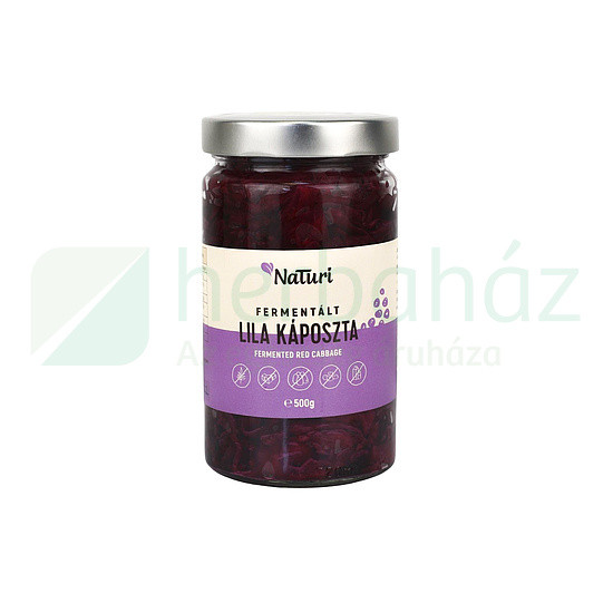 NATURI FERMENTÁLT LILA KÁPOSZTA 500G akciós termékkép 1