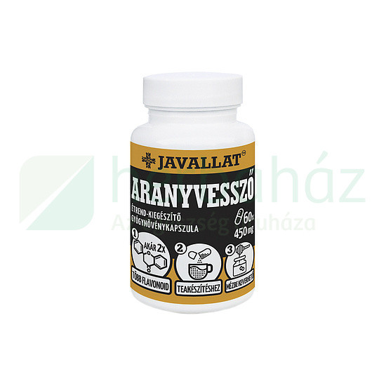 Javallat Aranyvessző Étrend-Kiegészítő Gyógynövénykapszula 60Db akciós termékkép 1