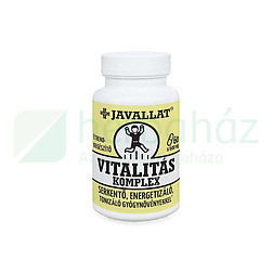 Javallat Vitalitás Komplex Étrend-Kiegészítő Gyógynövényekkel Kapszula 60Db akciós termékkép 1