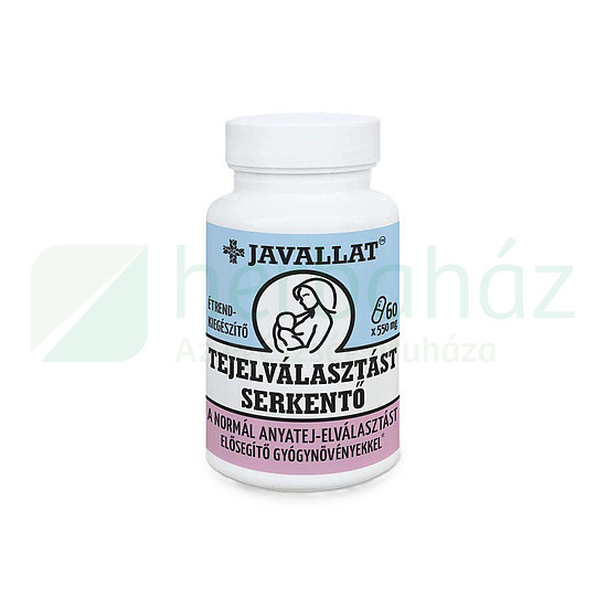 Javallat Tejelválasztást Serkentő Étrend-Kiegészítő Gyógynövényekkel Kapszula 60Db akciós termékkép 1