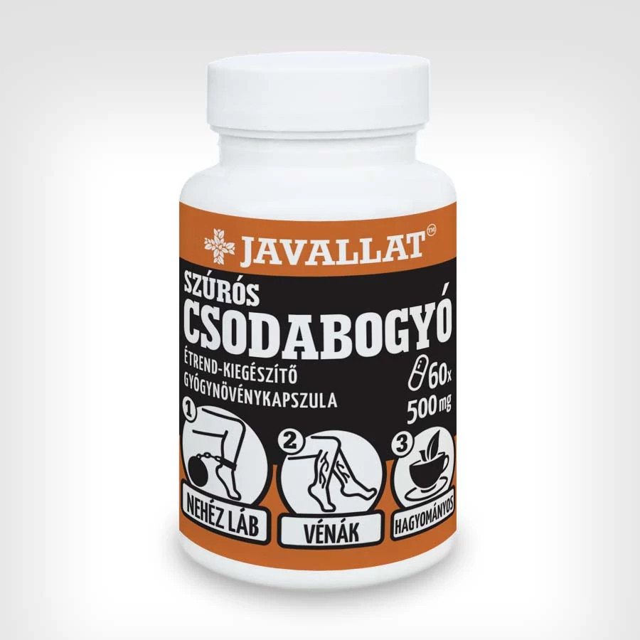 Javallat Szúrós Csodabogyó Étrend-Kiegészítő Gyógynövénykapszula 60Db akciós termékkép 1