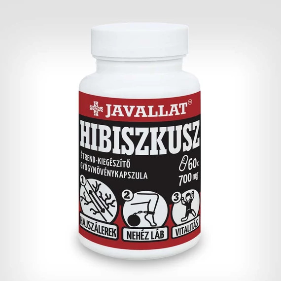 Javallat Hibiszkusz Étrend-Kiegészítő Gyógynövénykapszula 60Db akciós termékkép 1