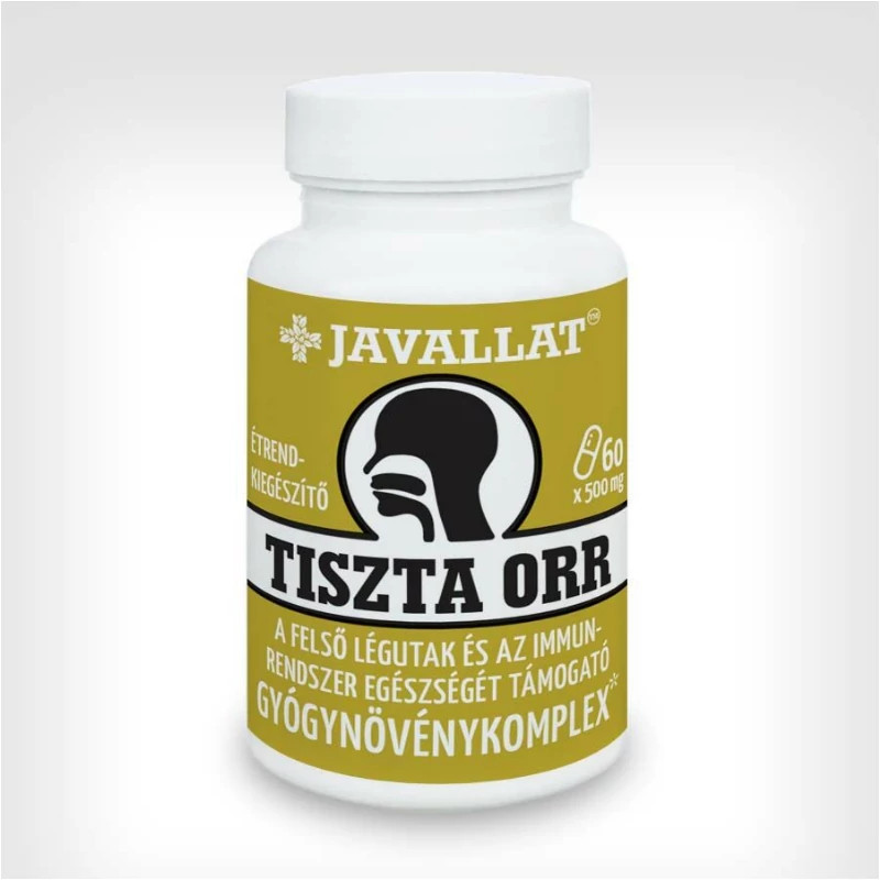 Javallat Tiszta Orr Étrend-Kiegészítő Gyógynövénykomplex Kapszula 60Db akciós termékkép 1