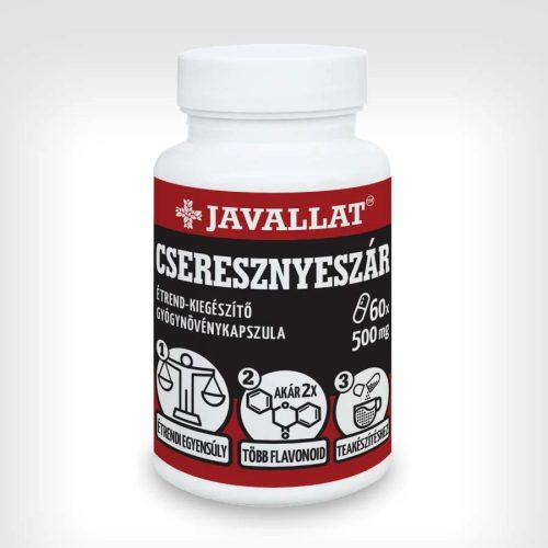 Javallat Cseresznyeszár Étrend-Kiegészítő Gyógynövénykapszula 60Db akciós termékkép 1