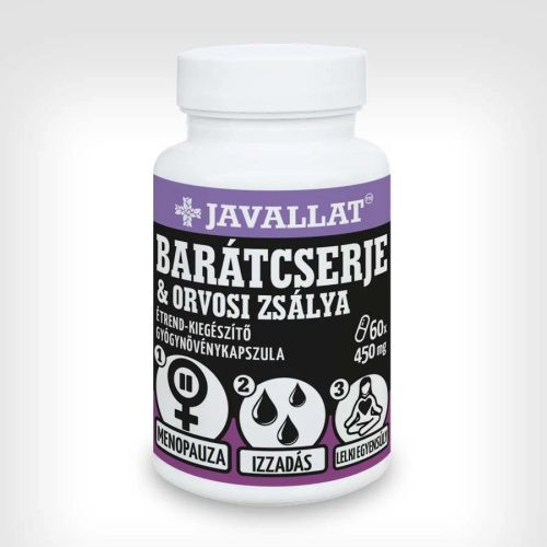 Javallat barátcserje és orvosi zsálya kapszula 60 db akciós termékkép 1