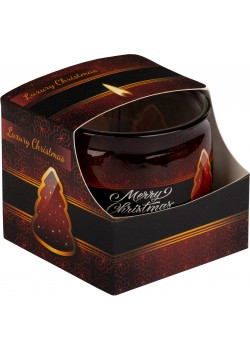 Illatmécses üvegpohárban luxury christmas 1db