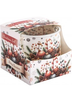 Illatmécses üvegpohárban christmas bell 1db