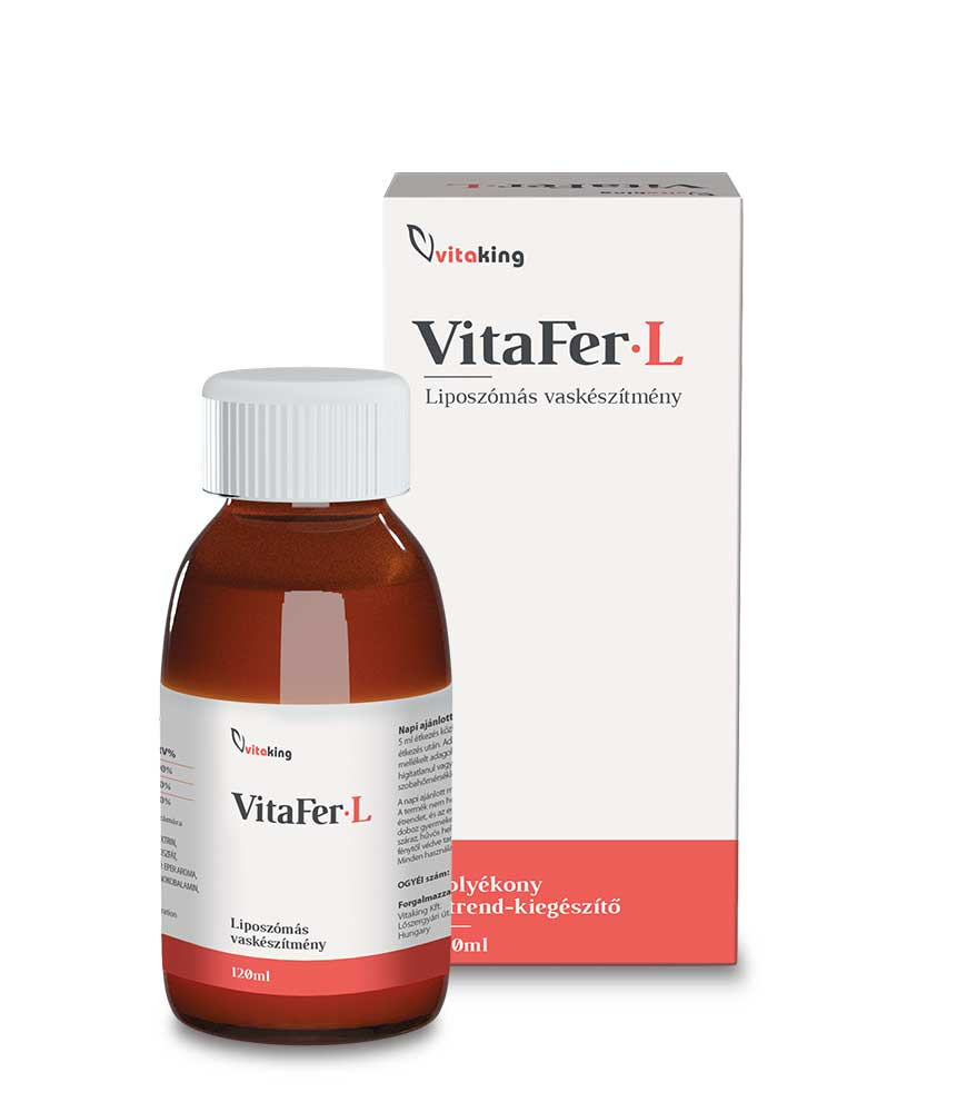 Vitaking VitaFER-L vaskészítmény (120ml) akciós termékkép 1