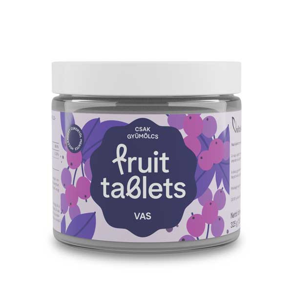 Vitaking Fruit tablets VAS 325g (130db) akciós termékkép 1