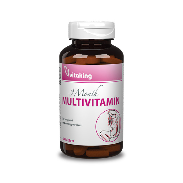 Vitaking 9 Months Multivitamin (60) Tabl. NEW akciós termékkép 1