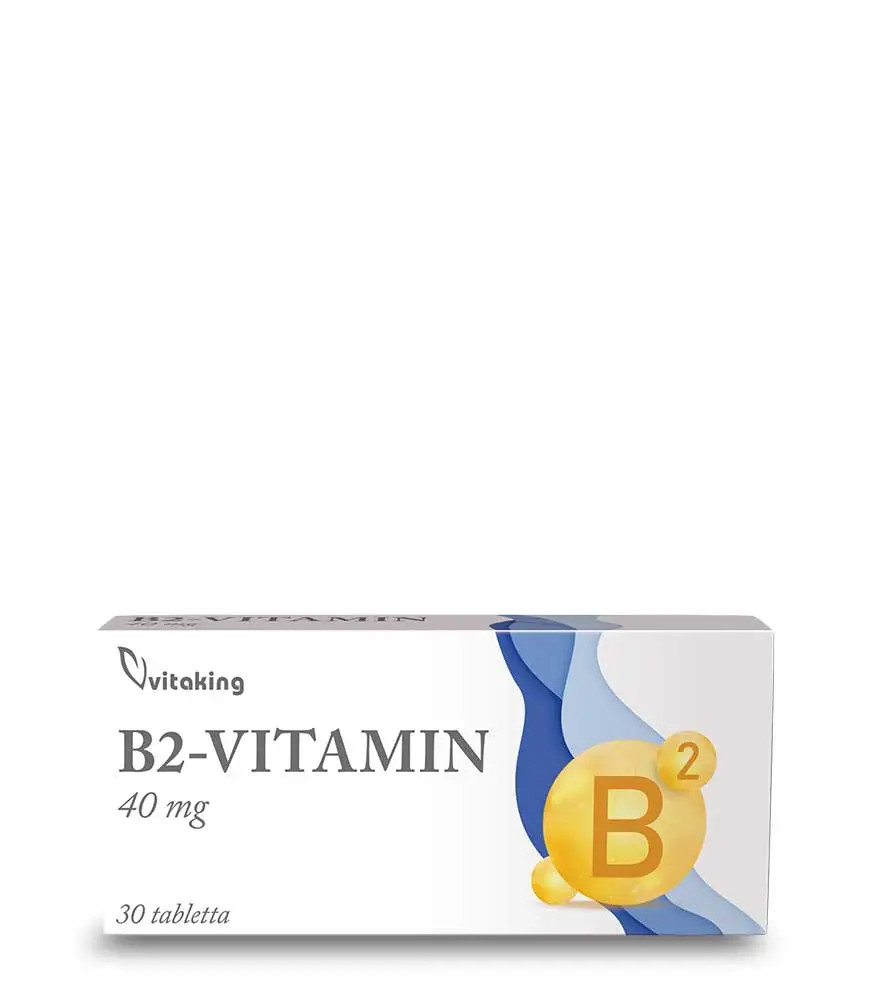 Vitaking B-2 Vitamin Riboflavin 40mg (30) Tabl.  akciós termékkép 1