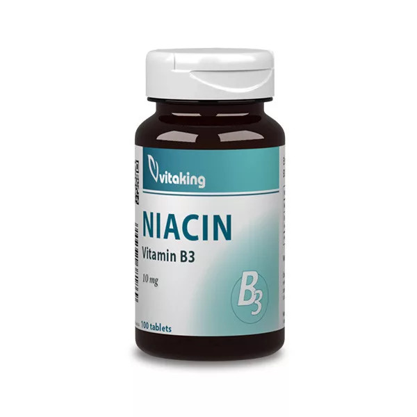 Vitaking Niacin B-3 10mg (100) Tabl. akciós termékkép 1