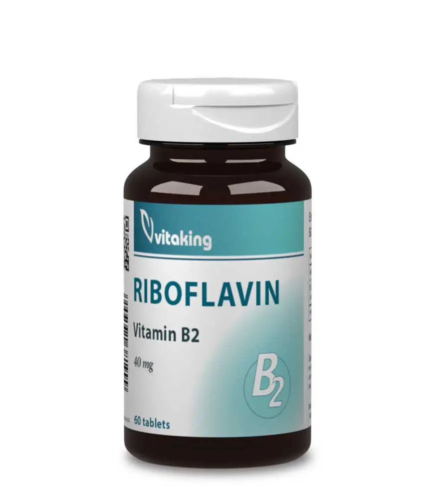 Vitaking B-2 Vitamin Riboflavin 40mg (60) Tabl. akciós termékkép 1