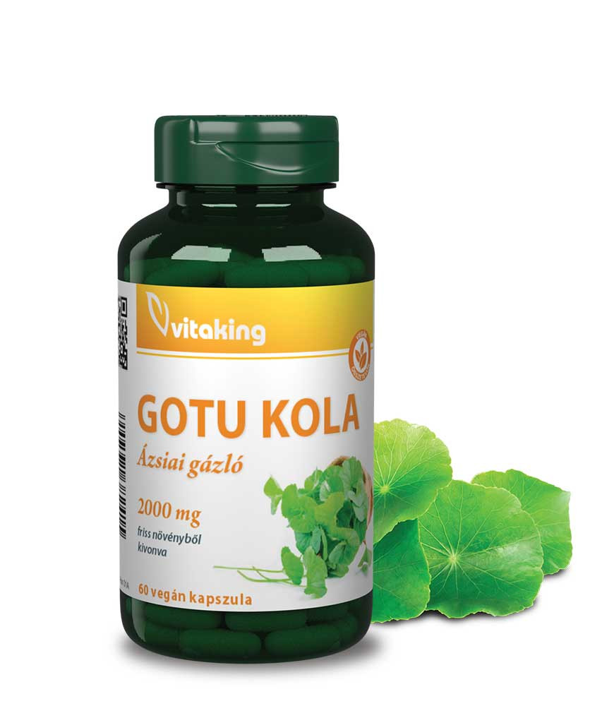 Vitaking Gotu Kola 50:1 kivonat 50mg (60) Caps. akciós termékkép 1