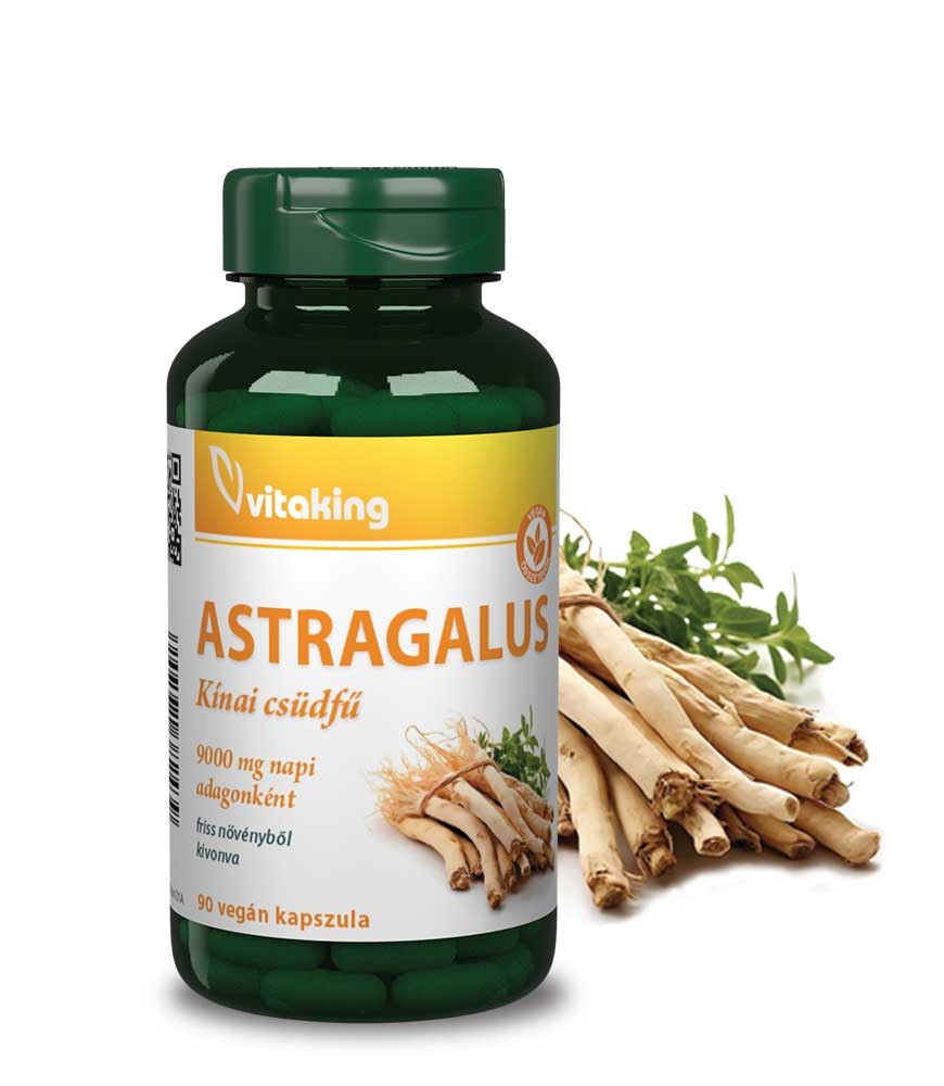 Vitaking Astragalus 30:1 kivonat 100mg (90) Caps. akciós termékkép 1