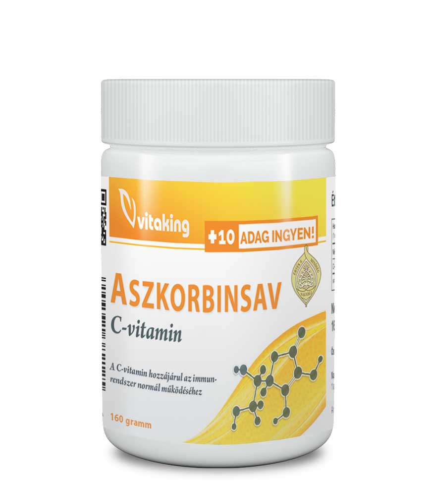 Vitaking Ascorbinsav (C-vitamin) 160 g akciós termékkép 1