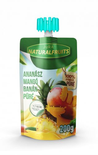 Jura ananász mangó banán püré 200 g akciós termékkép 1