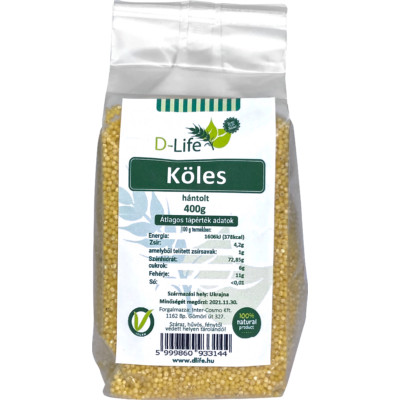 D-life hántolt köles 400 g