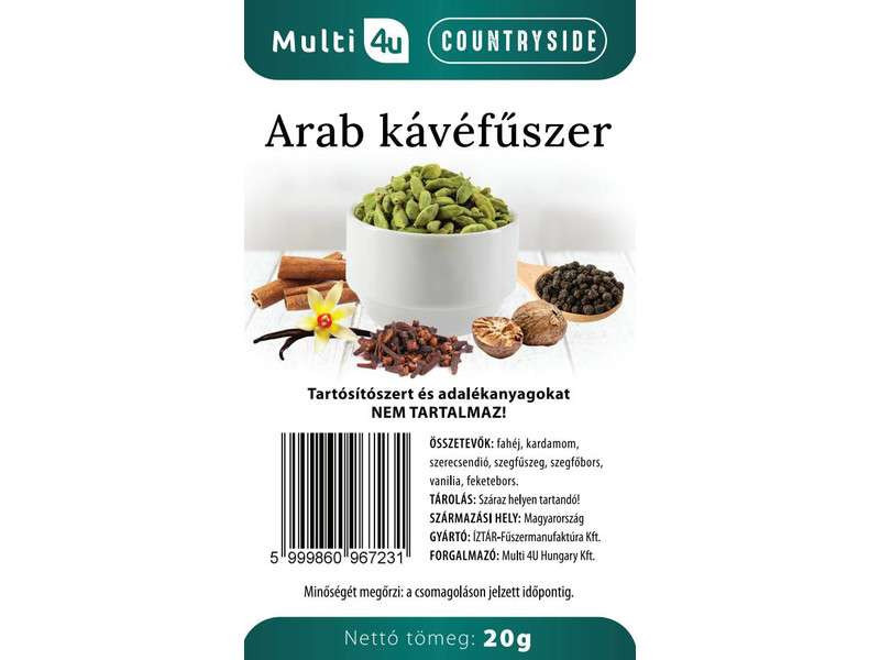 Multi 4u countryside arab kávéfűszer 20 g akciós termékkép 1