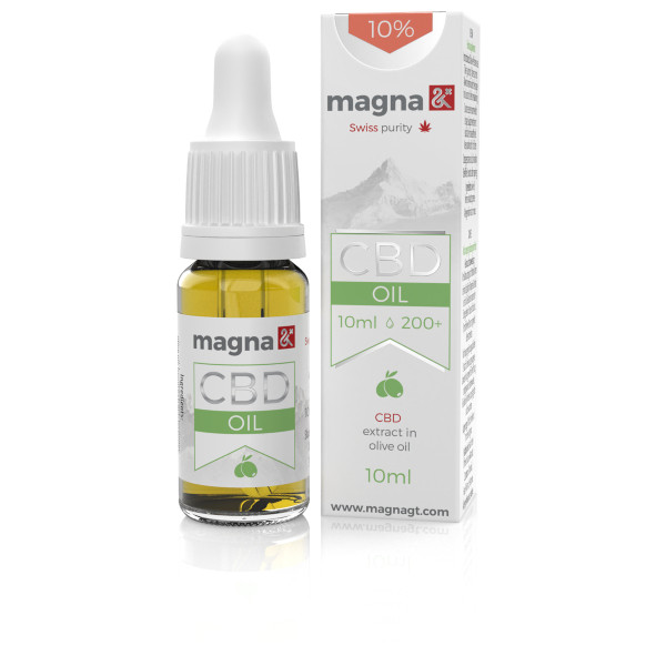 Magna CBD Olaj (olívaolajban) 10 % (10ml) akciós termékkép 1