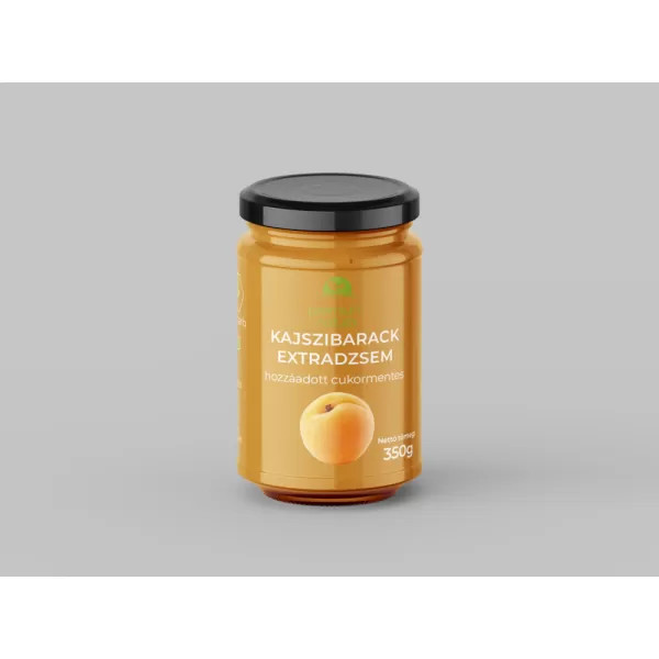Premium Natura csökkentett energia tartalmú extra dzsem édesítőszerekkel kajszibarack 350 g