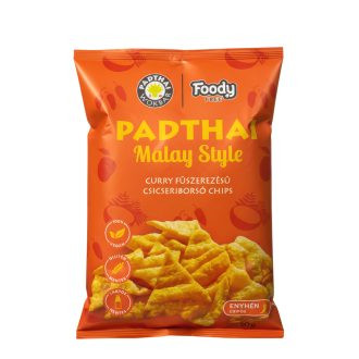 Foody Free gluténmentes csicseriborsó chips padthai malay style curry ízű 50 g