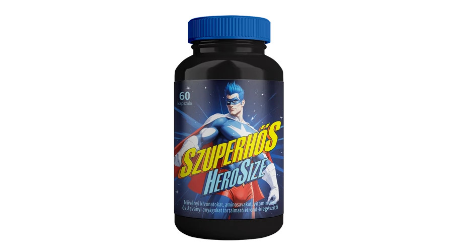 Szuperhős Hero Size - étrend-kiegészítő kapszula (60db) akciós termékkép 1