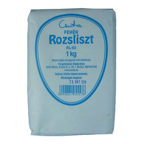 Csuta fehér rozsliszt rl-60 1000 g