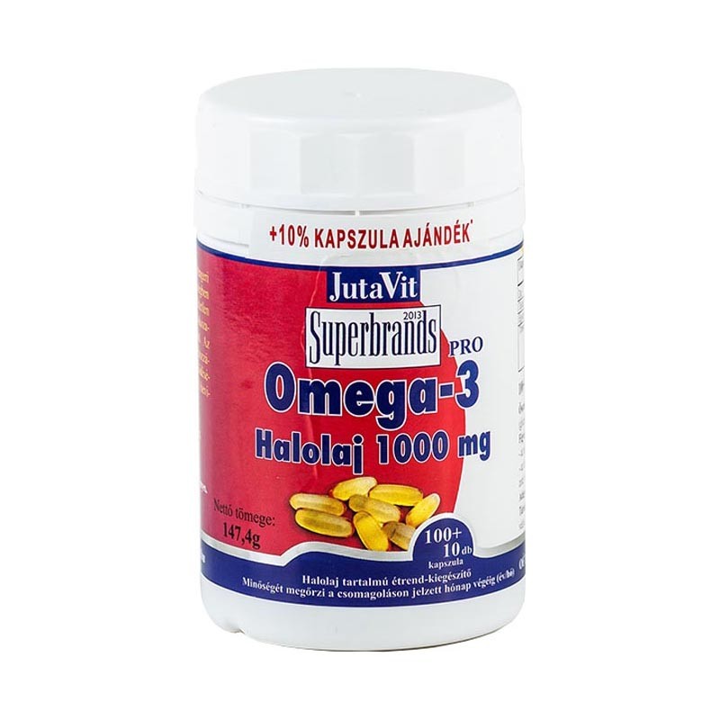 Jutavit omega-3 halolaj kapszula 1000mg 100 db