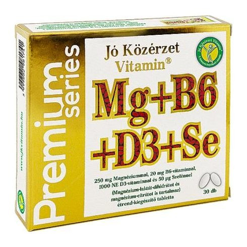 Jó Közérzet prémium mg+b6+se+d3 30 db