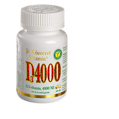 Jó Közérzet d3-vitamin 4000ne kapszula 100 db akciós termékkép 1
