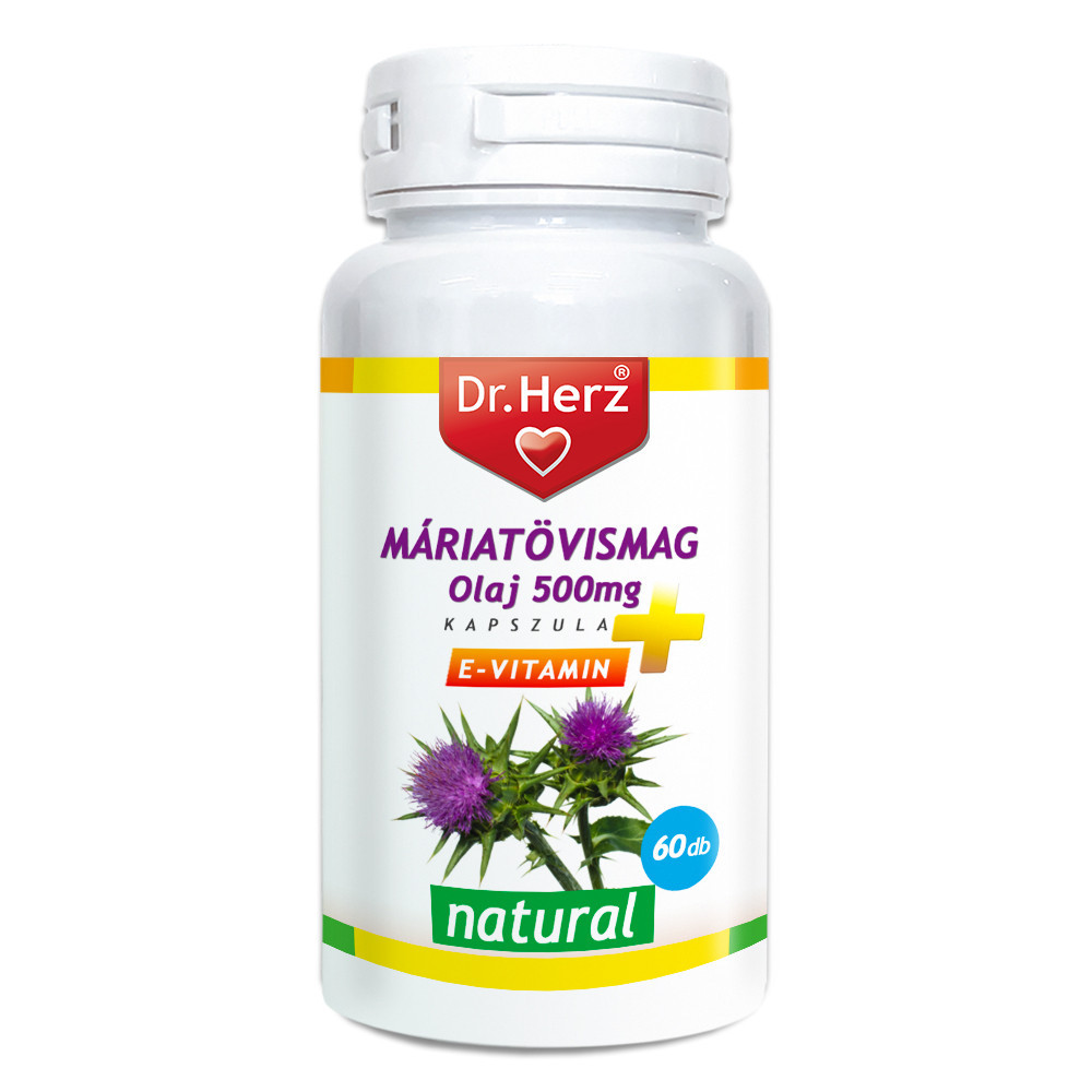 Dr.herz máriatövismag olaj 500mg kapszula 60 db