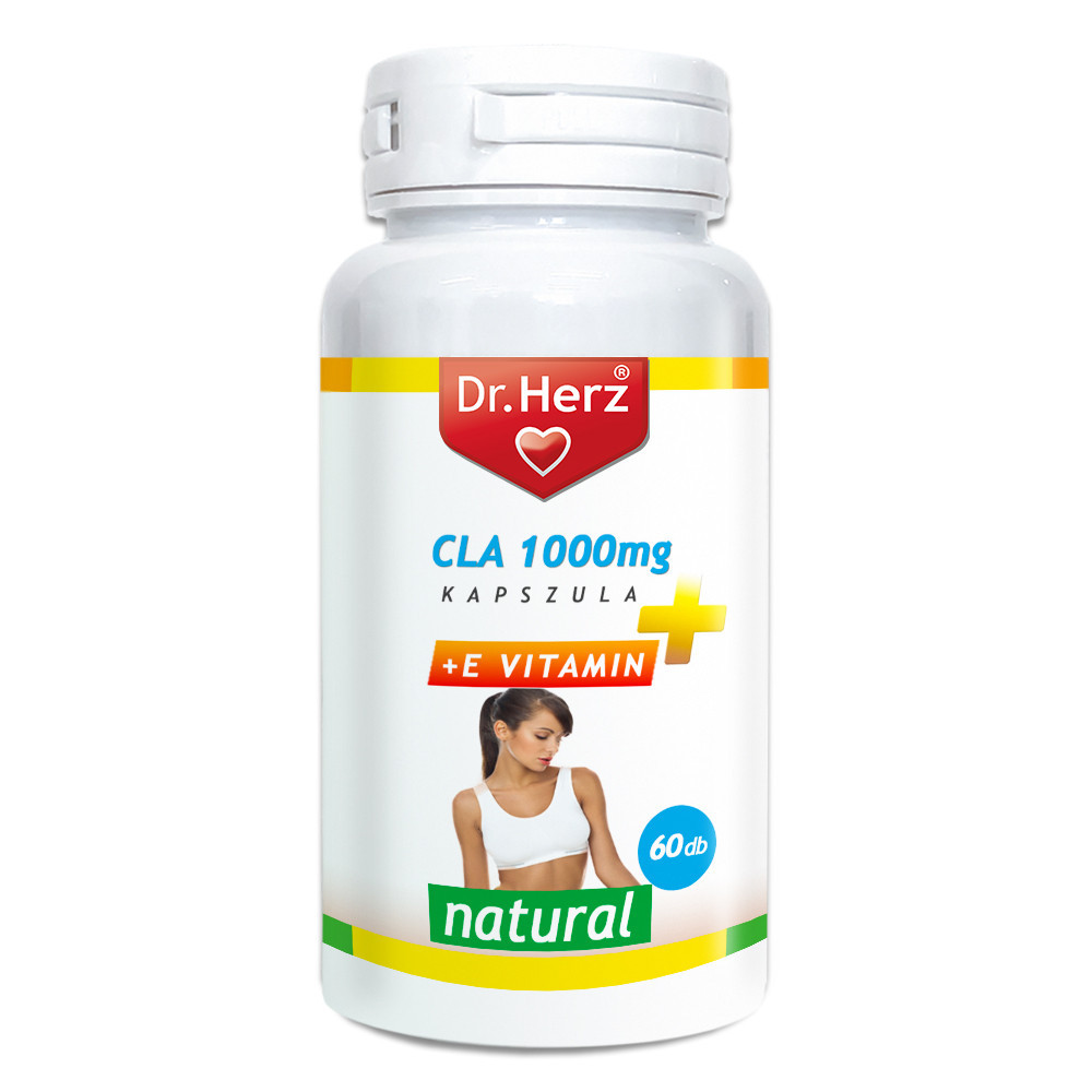 Dr. Herz CLA 1000 mg + E-vitamin kapszula 60db