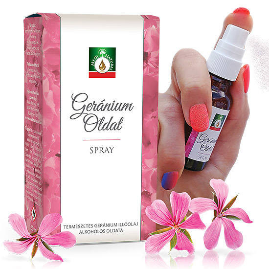 Medinatural geránium oldat spray 20 ml