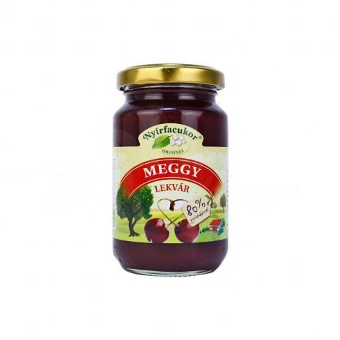 Nyírfacukor Meggylekvár 230G akciós termékkép 1