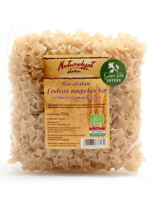 Naturgold bio alakor ősbúza fodros nagykocka fehér 250 g