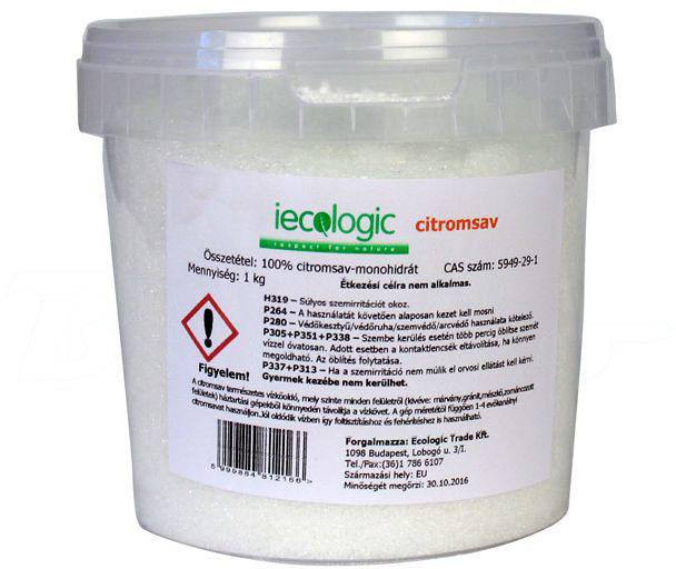 Iecologic citromsav 1000 g