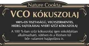 Nature Cookta vco kókuszolaj 250 ml