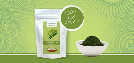 Organiqa bio chlorella por 100% nyers 125 g