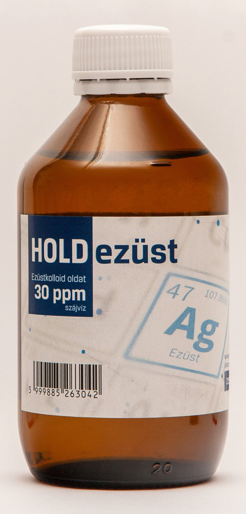 Holdezüst ezüstkolloid 30ppm 250 ml