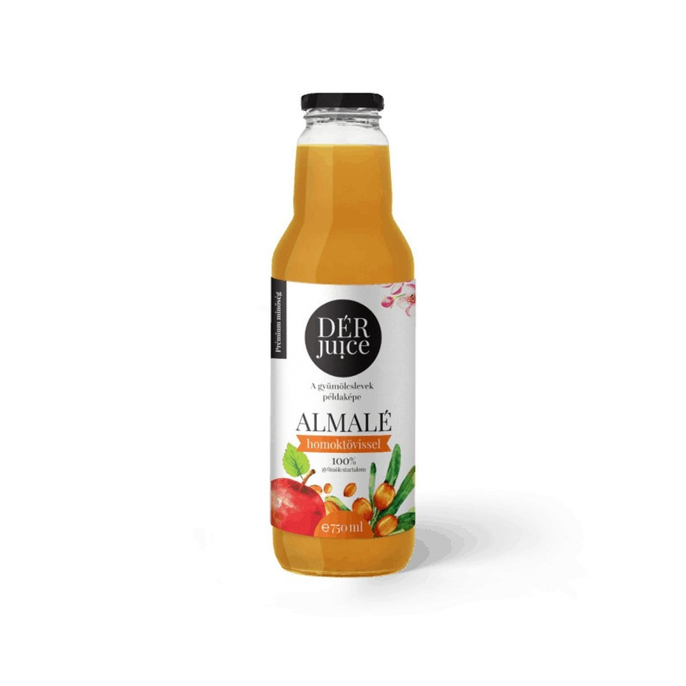 Dér juice almalé homoktövissel 90-10% 750 ml