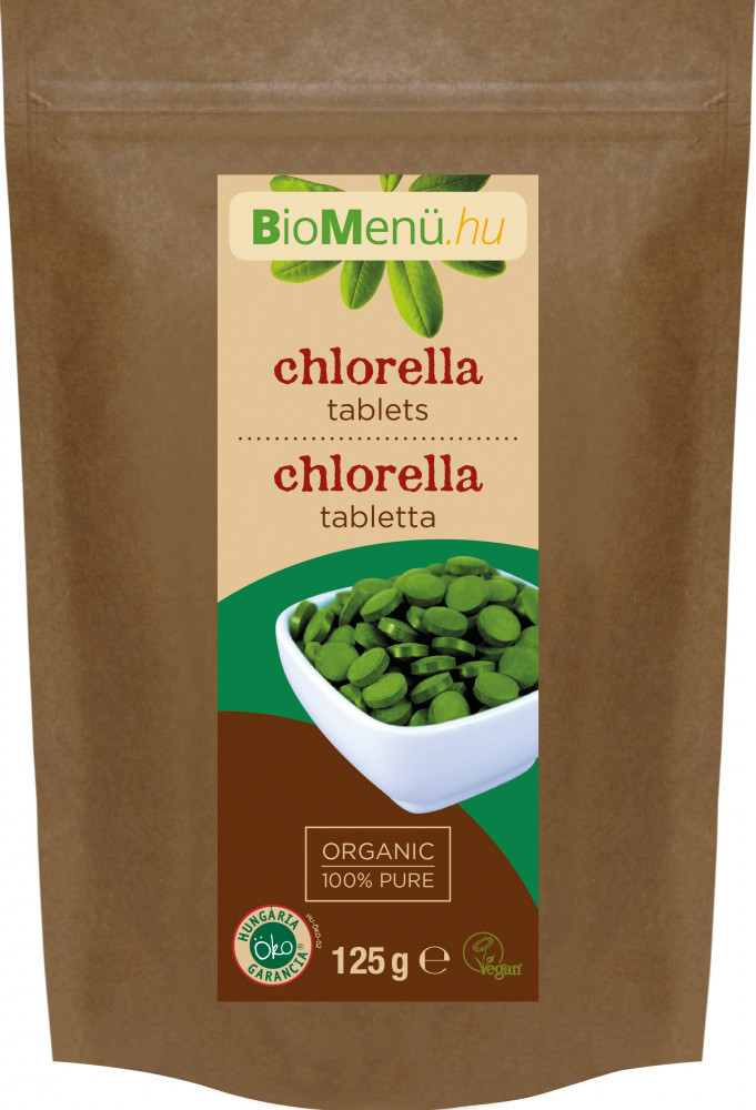 Bio menü bio chlorella tabletta kb.250 db 125 g